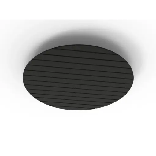 Acouline Halo V Groove ceiling panel, 1180mm diameter, Coal