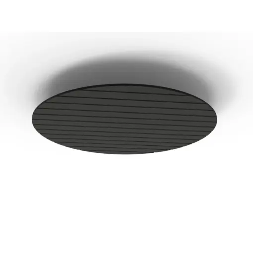 Acouline Halo V Groove ceiling panel, 1180mm diameter, Coal