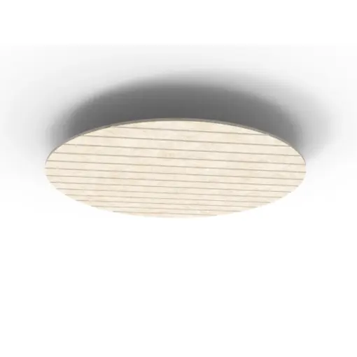 Acouline Halo V Groove ceiling panel, 1180mm diameter, Truffle