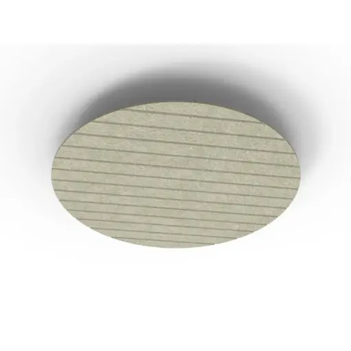 Acouline Halo V Groove ceiling panel, 1180mm diameter, Moss