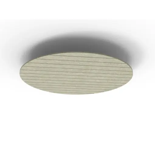 Acouline Halo V Groove ceiling panel, 1180mm diameter, Moss