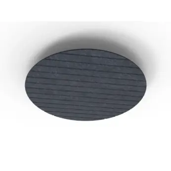 Acouline Halo V Groove ceiling panel, 1180mm diameter, Lake