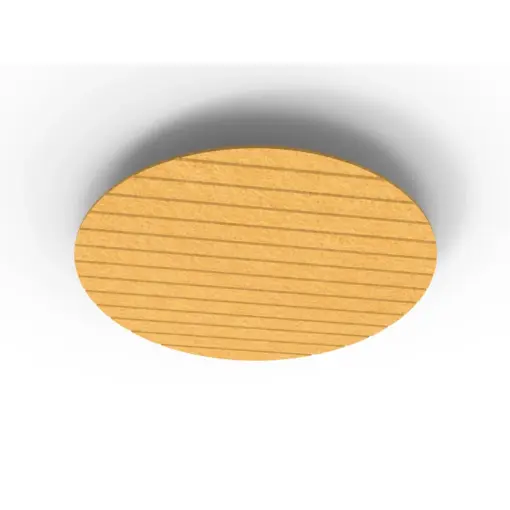 Acouline Halo V Groove ceiling panel, 1180mm diameter, Reed
