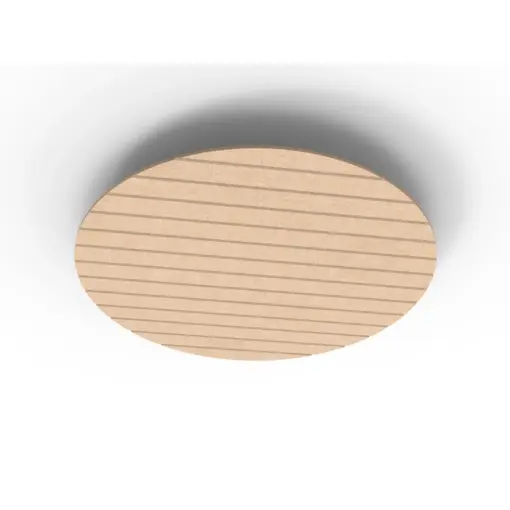 Acouline Halo V Groove ceiling panel, 1180mm diameter, Clay