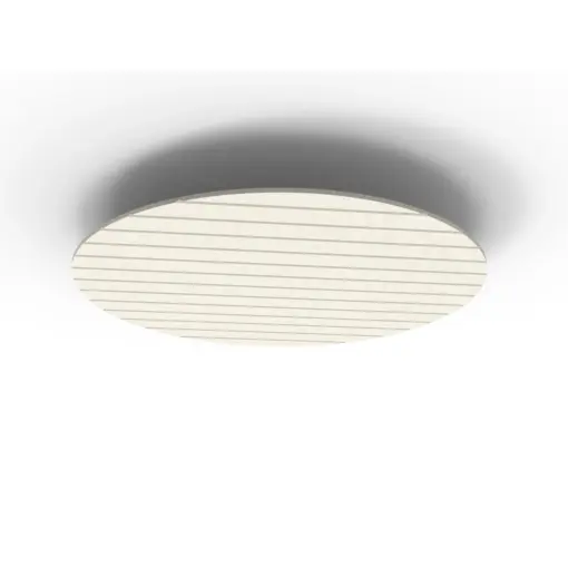 Acouline Halo V Groove ceiling panel, 1180mm diameter, Frost