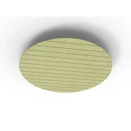 Acouline Halo V Groove ceiling panel, 1180mm diameter, Fern
