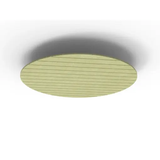 Acouline Halo V Groove ceiling panel, 1180mm diameter, Fern