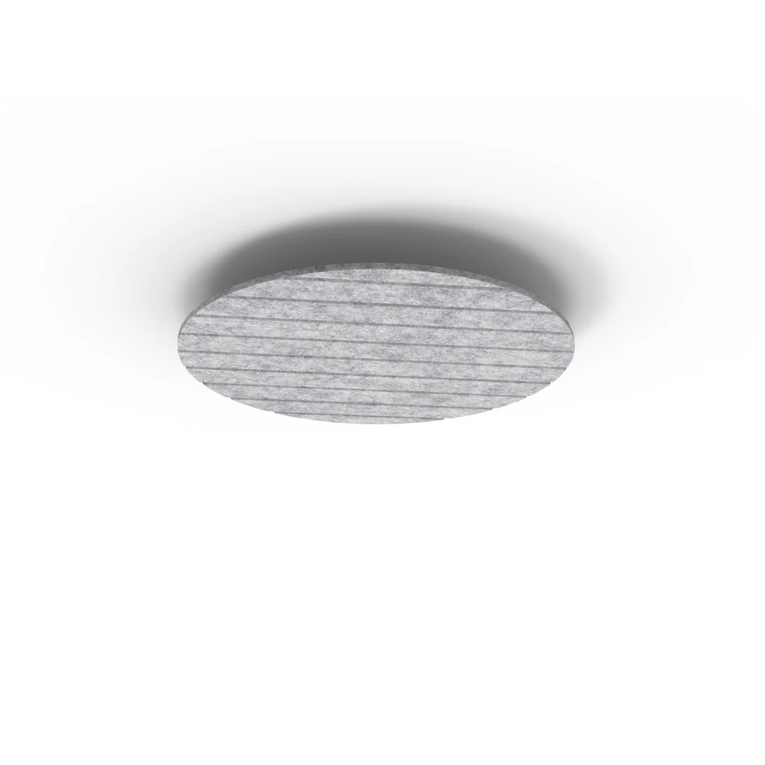 Acouline Halo V Groove ceiling panel, 790mm diameter, Flint