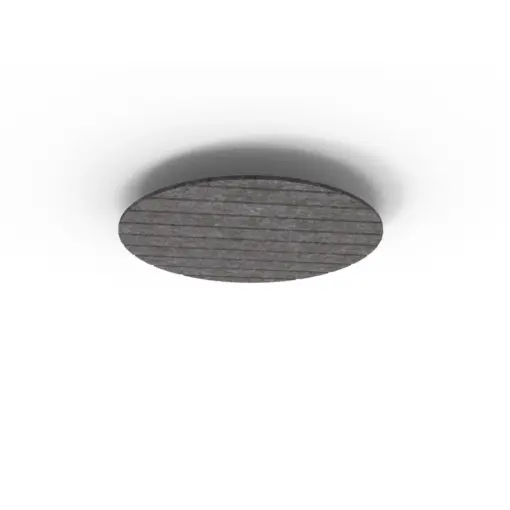 Acouline Halo V Groove ceiling panel, 790mm diameter, Char