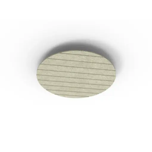 Acouline Halo V Groove ceiling panel, 790mm diameter, Moss