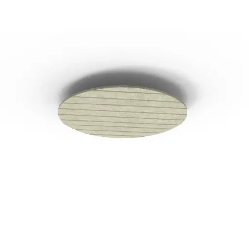 Acouline Halo V Groove ceiling panel, 790mm diameter, Moss