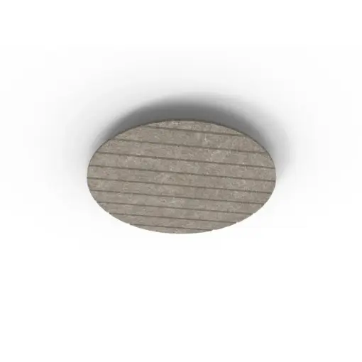 Acouline Halo V Groove ceiling panel, 790mm diameter, Drift