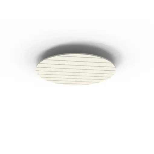 Acouline Halo V Groove ceiling panel, 790mm diameter, Frost