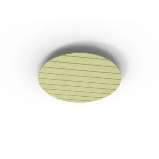 Acouline Halo V Groove ceiling panel, 790mm diameter, Fern