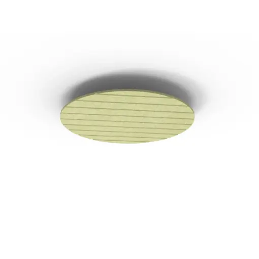 Acouline Halo V Groove ceiling panel, 790mm diameter, Fern