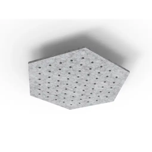 Acouline Hive Ripple ceiling panel, 1180mm nominal diameter, Flint