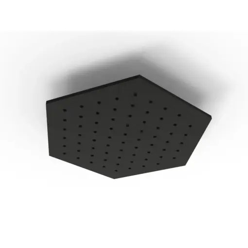 Acouline Hive Ripple ceiling panel, 1180mm nominal diameter, Coal