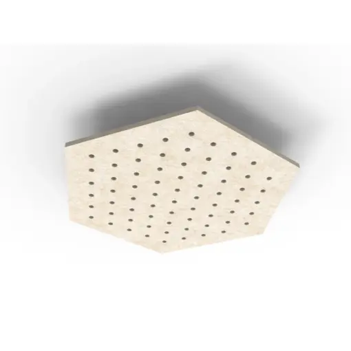 Acouline Hive Ripple ceiling panel, 1180mm nominal diameter, Truffle