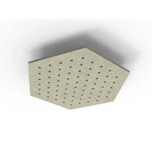 Acouline Hive Ripple ceiling panel, 1180mm nominal diameter, Moss