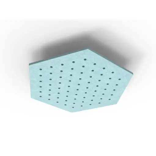 Acouline Hive Ripple ceiling panel, 1180mm nominal diameter, Stream