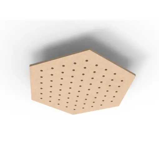 Acouline Hive Ripple ceiling panel, 1180mm nominal diameter, Clay