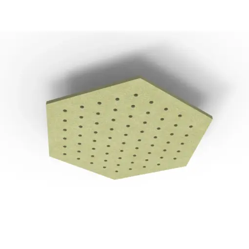 Acouline Hive Ripple ceiling panel, 1180mm nominal diameter, Fern
