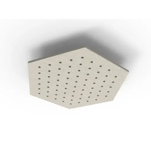Acouline Hive Ripple ceiling panel, 1180mm nominal diameter, Mist