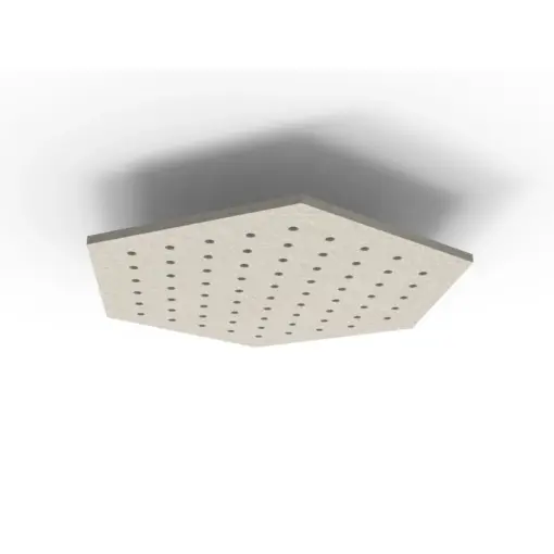 Acouline Hive Ripple ceiling panel, 1180mm nominal diameter, Mist