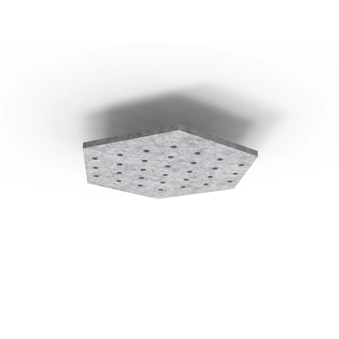 Acouline Hive Ripple ceiling panel, 790mm nominal diameter, Flint