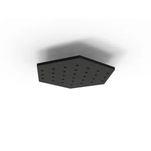 Acouline Hive Ripple ceiling panel, 790mm nominal diameter, Coal
