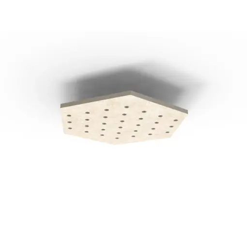 Acouline Hive Ripple ceiling panel, 790mm nominal diameter, Truffle
