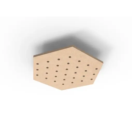 Acouline Hive Ripple ceiling panel, 790mm nominal diameter, Clay