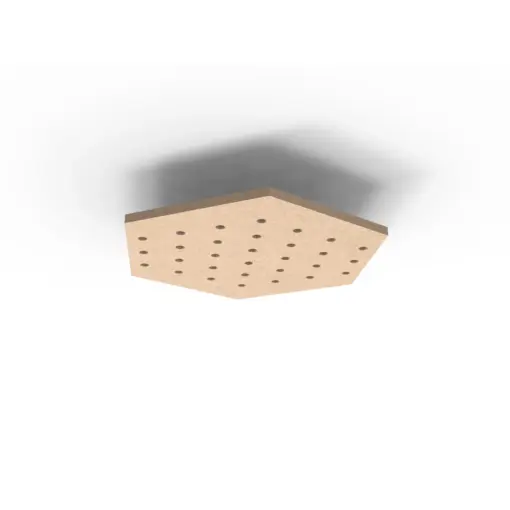 Acouline Hive Ripple ceiling panel, 790mm nominal diameter, Clay