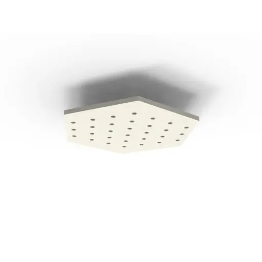 Acouline Hive Ripple ceiling panel, 790mm nominal diameter, Frost