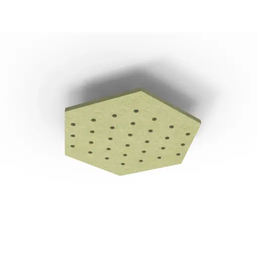 Acouline Hive Ripple ceiling panel, 790mm nominal diameter, Fern