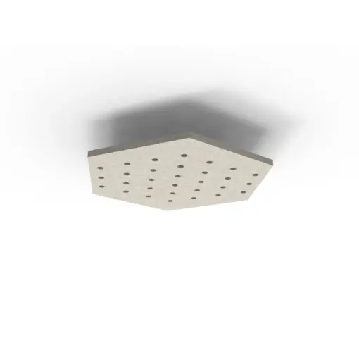 Acouline Hive Ripple ceiling panel, 790mm nominal diameter, Mist