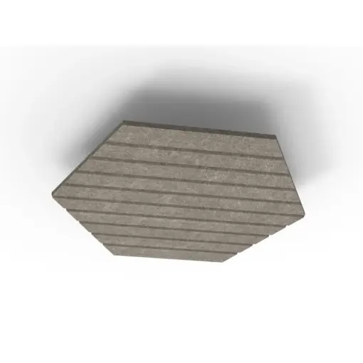 Acouline Hive V Groove ceiling panel, 1180mm nominal diameter, Drift