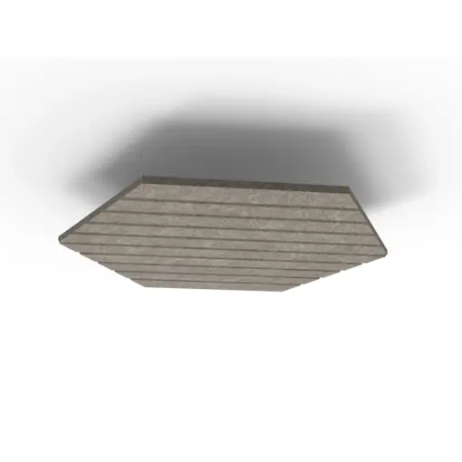 Acouline Hive V Groove ceiling panel, 1180mm nominal diameter, Drift
