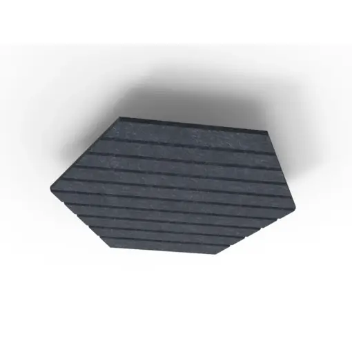Acouline Hive V Groove ceiling panel, 1180mm nominal diameter, Lake