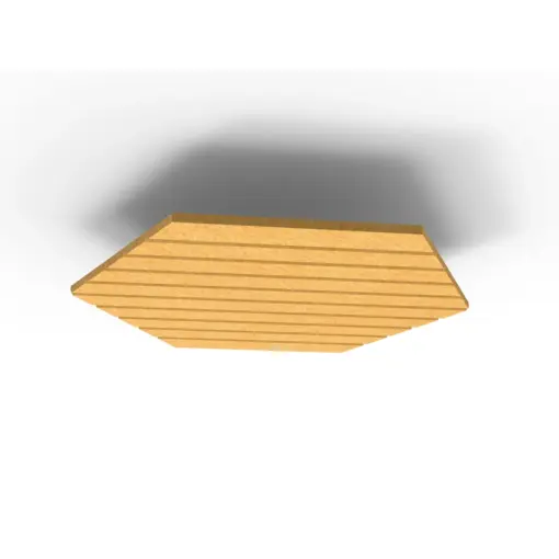 Acouline Hive V Groove ceiling panel, 1180mm nominal diameter, Reed
