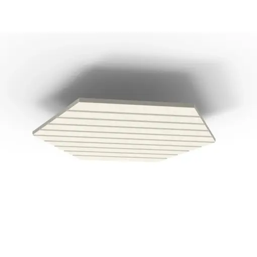 Acouline Hive V Groove ceiling panel, 1180mm nominal diameter, Frost