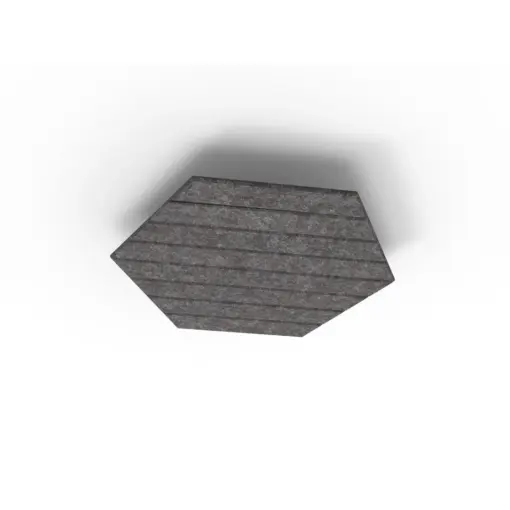 Acouline Hive V Groove ceiling panel, 790mm nominal diameter, Char