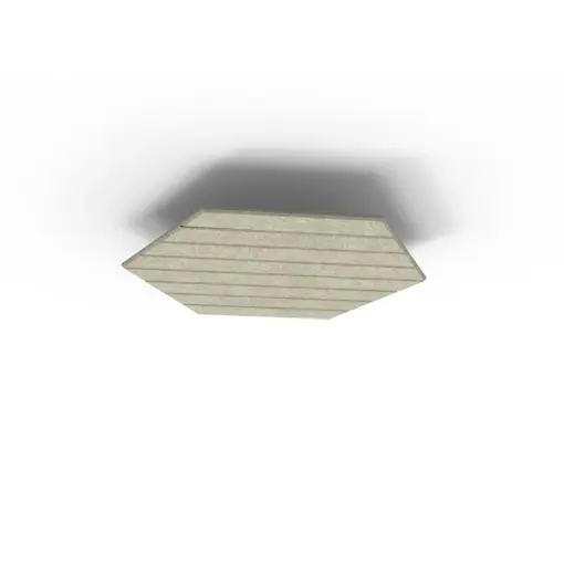 Acouline Hive V Groove ceiling panel, 790mm nominal diameter, Moss