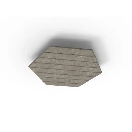 Acouline Hive V Groove ceiling panel, 790mm nominal diameter, Drift