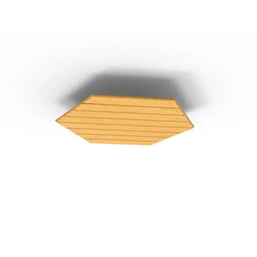Acouline Hive V Groove ceiling panel, 790mm nominal diameter, Reed