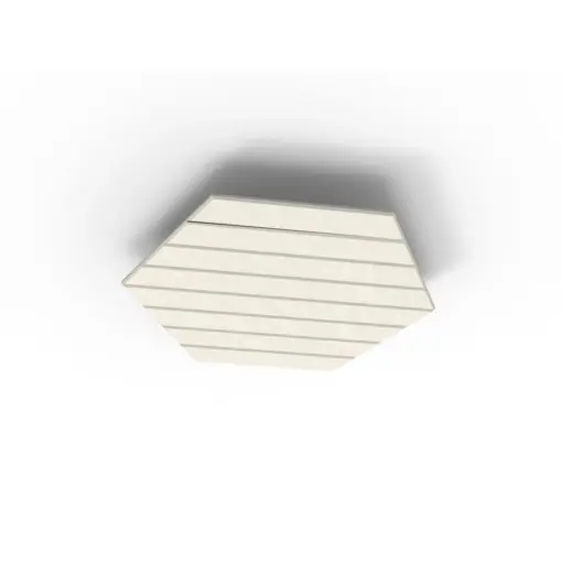 Acouline Hive V Groove ceiling panel, 790mm nominal diameter, Frost