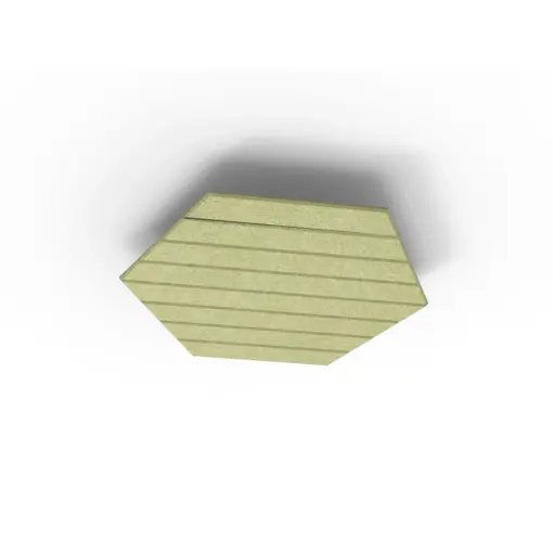 Acouline Hive V Groove ceiling panel, 790mm nominal diameter, Fern
