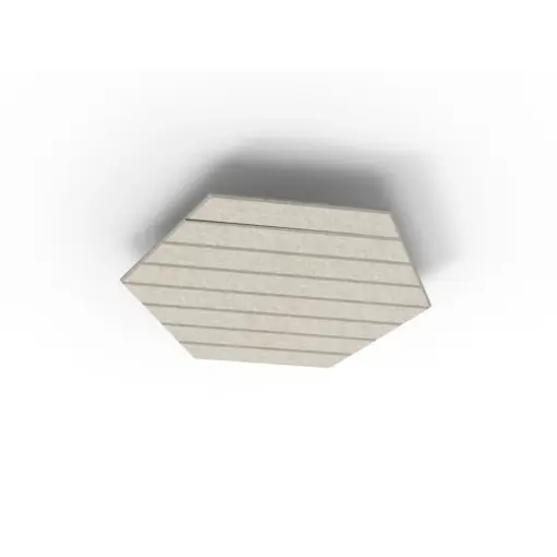Acouline Hive V Groove ceiling panel, 790mm nominal diameter, Mist