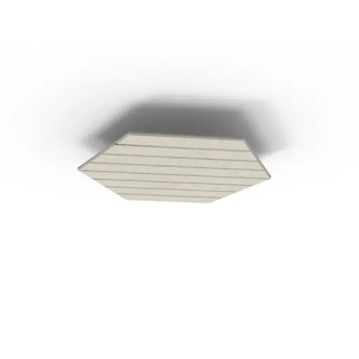 Acouline Hive V Groove ceiling panel, 790mm nominal diameter, Mist