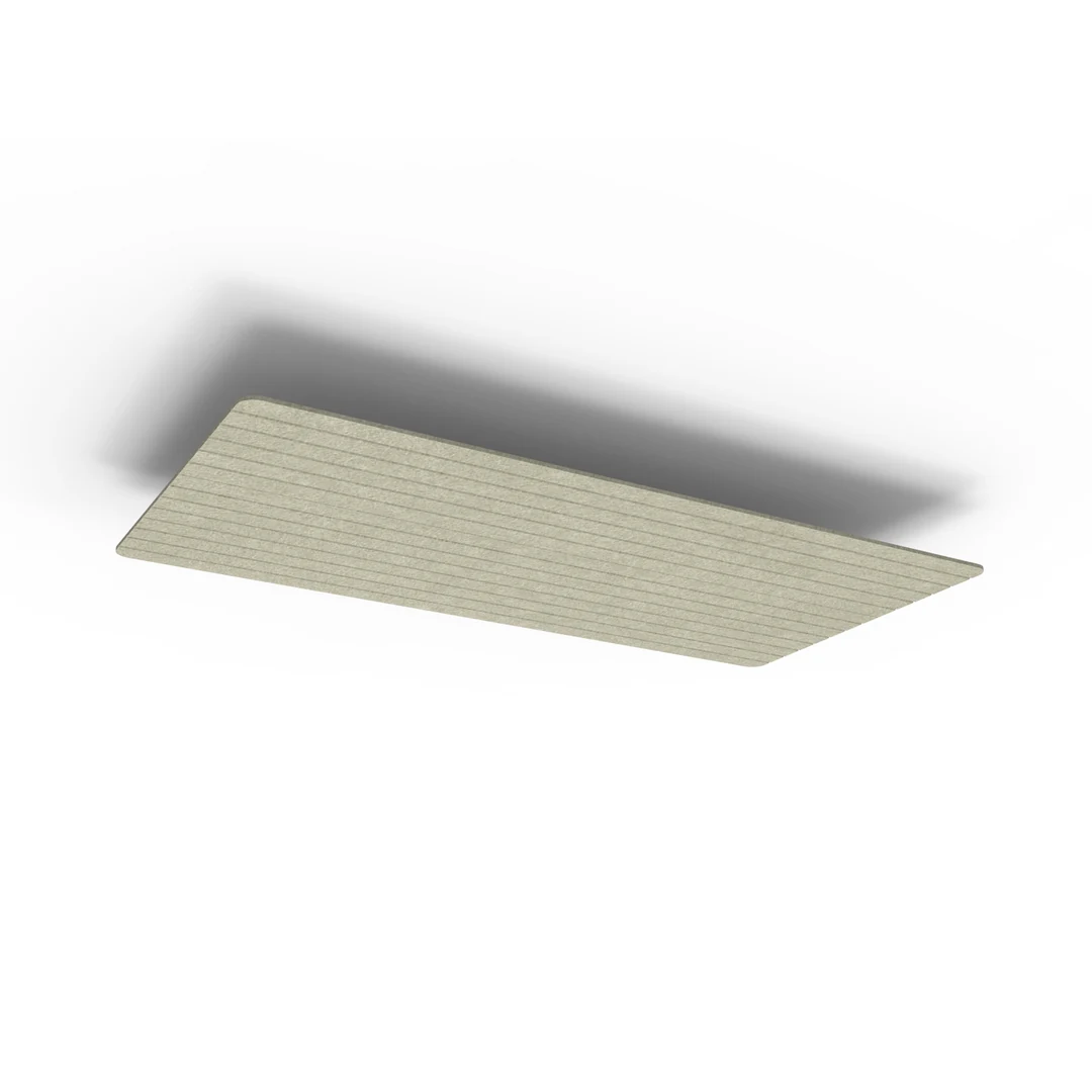 Acouline Span V Groove Ascend ceiling panel, 2400mm x 1200mm, Moss